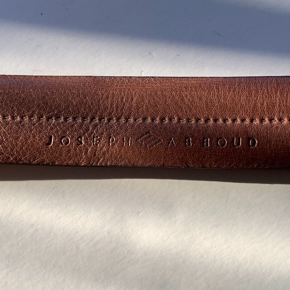 ITALIAN Men's LEATHER BELT Made in Italy Sz 40 - Picture 3 of 13